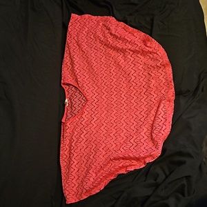 LEI see through pink kids shawl size XL(14-16)